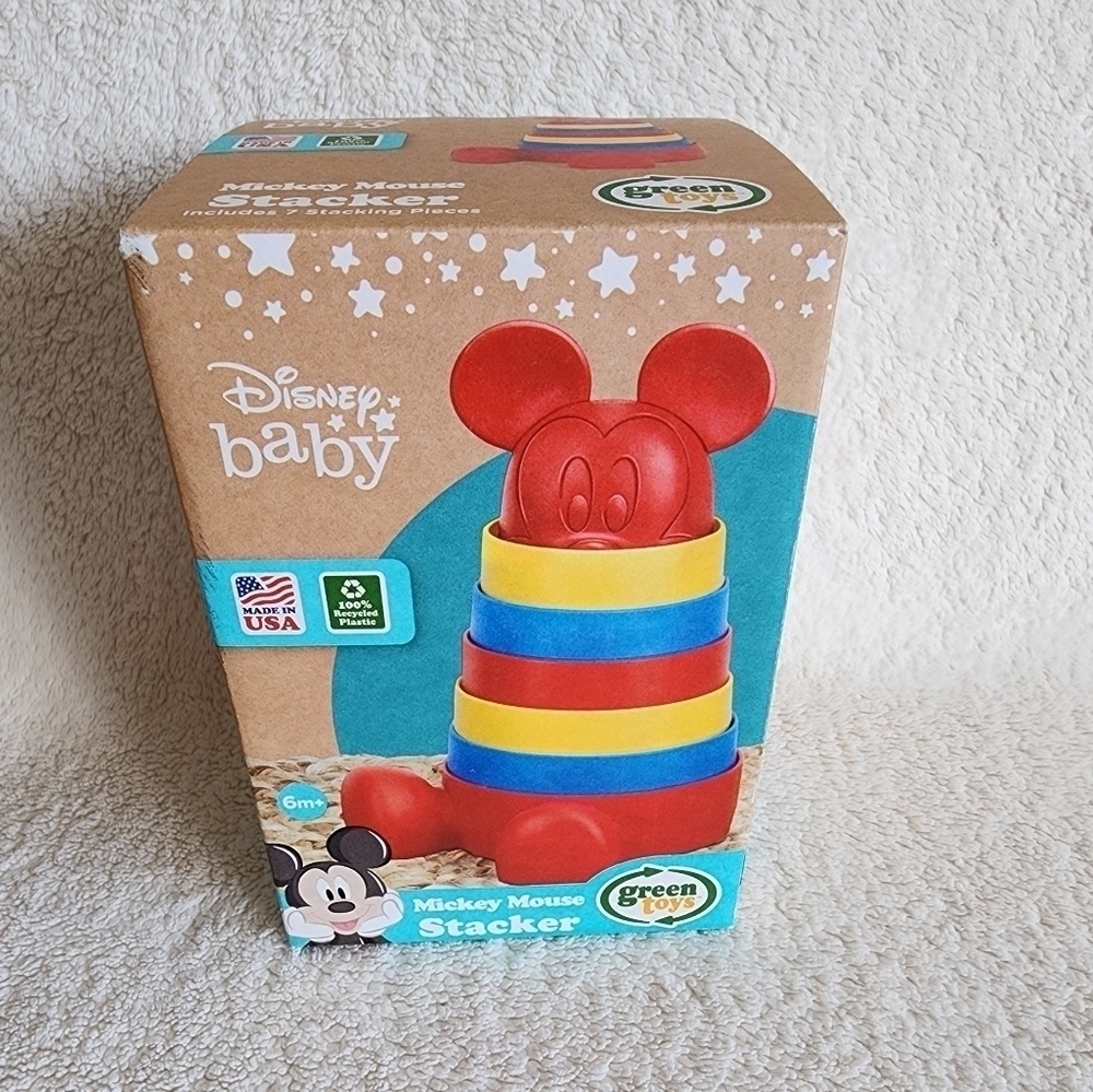 New Disney Baby Exclusive Mickey Mouse Stacker toy for 6+ months